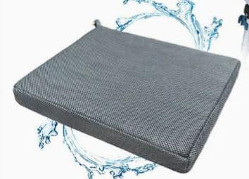 Shower Seat Cushion for Inside Shower, Shower Bench Cushion with Non Slip Silicone Base, 4D Air-Fiber, Quick Dry Mesh Shower Chair Cushion, Machine Washable Bath Seat Pad for Elderly, Bathtub, Pool