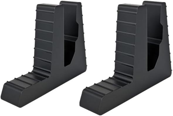 2-Pack Laptop Stand - Vertical Laptop Stand with Cable Management Silicone Holder, Anti-Slip, Durable, Cooling Stand, Universal for MacBook/Dell/HP/Lenovo Laptops