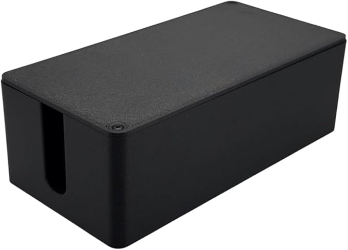 Cable Management Box for Sim Racing Rigs 8020 and 8040 Aluminum Profile Organizer by Pro Sim Racing Two Sizes Hardware Included Made in USA (Large)
