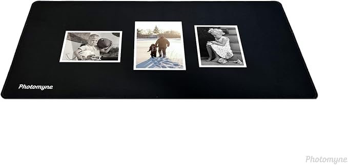 Photomyne Large Scanning Pad, Desk pad, Mouse pad for Desk with Stitched Edges, Superior Micro-Weave Cloth, Non-Slip Base, Water Resistant, Desk Mat for Home & Office, Available in Size 15.75 * 31.5