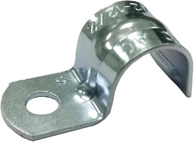 Sigma Engineered Solutions ProConnex 44919 One-Hole BX Strap 3/8-Inch Conduit Fitting, 10-Pack