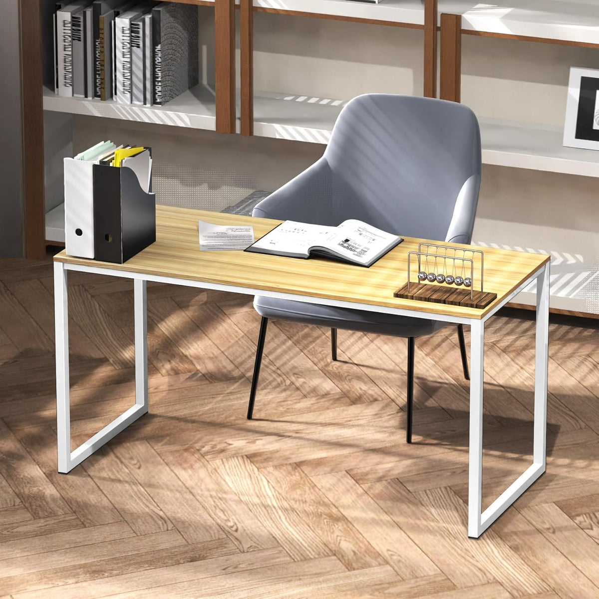 Mission 32-Inch Home Office Computer Desk, Oak