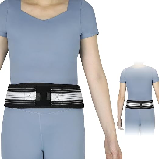 Waist Belt Sacroiliac Hip Belt, Lumbar Support Sciatica Pain Relief, Sacroiliac SI Joint - Lower Back Support Brace for Women and Men, Non-Slip and Adjustable & Breathable Back Pain Relief