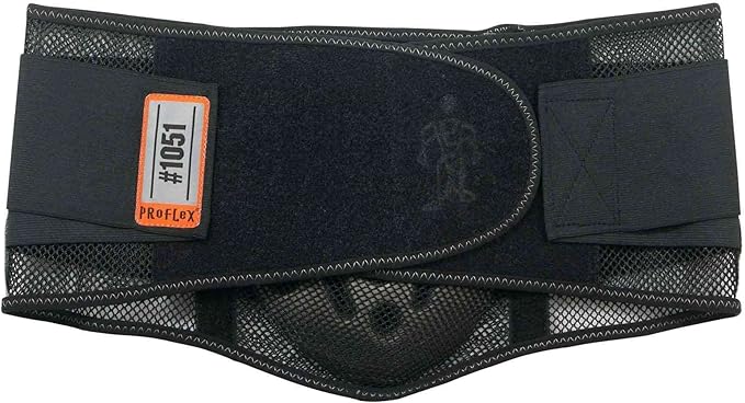 Ergodyne - 20184 ProFlex 1051 Mesh Back Support, Medium, Black