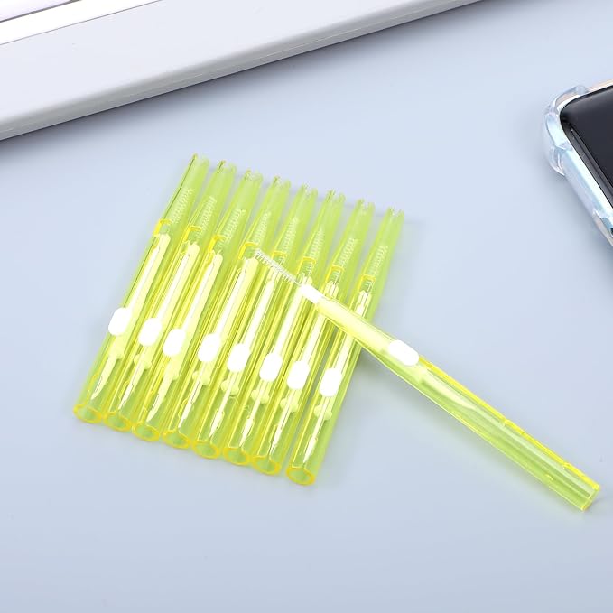 10Pcs Cell Phone Cleaning Kit, Dual Head Anti-Clogging Nylon Brushes Hook Cleaner, Multifunction Mini Cleaning Kits for 17 Pro Max Charging Port, Speaker, Earphone, Tablet, Camera, Keyboard, Yellow