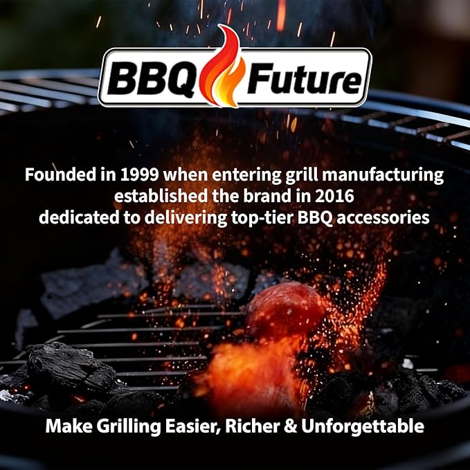 Organizer Kit for Weber Grills - Paper Towel Holder, Garbage Bag Holder for Weber Slate Griddle and Spirit Series(2025 Models) Grills, 3400106 Grill Accessories for Works Side Rail, Barbecue Utensils