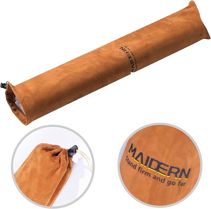MAIDERN 43.3”x 19.6” Leather Desk Mat, Large Desk Pad, Cork & Leather Large Mouse pad for Desk, Waterproof Computer Desk Mat for Gaming Home Office (Brown)