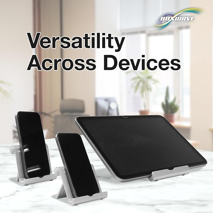 BoxWave Stand and Mount Compatible with ARZOPA Portable Monitor S1 Table (15.6 in) - VersaView Aluminum Stand, Portable, Multi Angle Viewing Sturdy