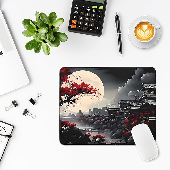 FreeNook Mouse Pad Gaming Mousepad,Small Mousepads for Keyboard and Mouse with Non-Slip Rubber Base,Suitable for School,Office,Home,10.2 x 8.3 Inch