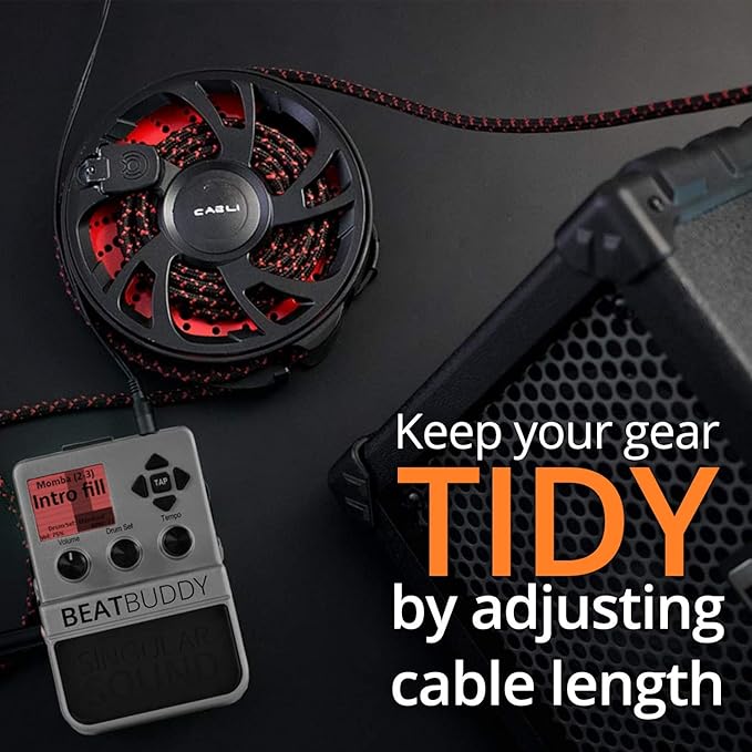 Singular Sound | Cabli: The Fast and Easy Way to Wrap | Organize & Protect Music Cables | Cord Protectors | Cord Hider | Under Desk Cable Management | Cord Covers for Wires on Floor