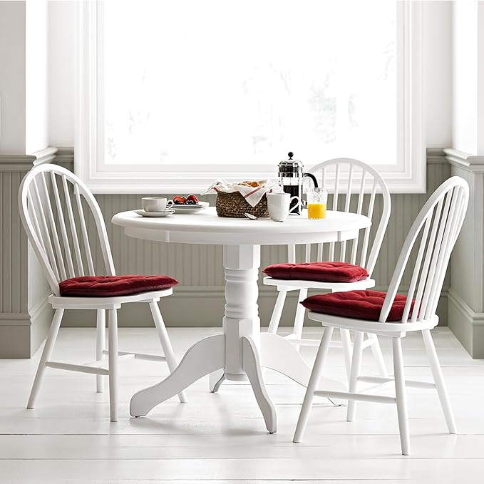 Non-Slip Chair Cushions, Assembled in USA, U-Shaped Skid-Proof Seat Pads for Dining Room, Kitchen, Office, 15"x16"