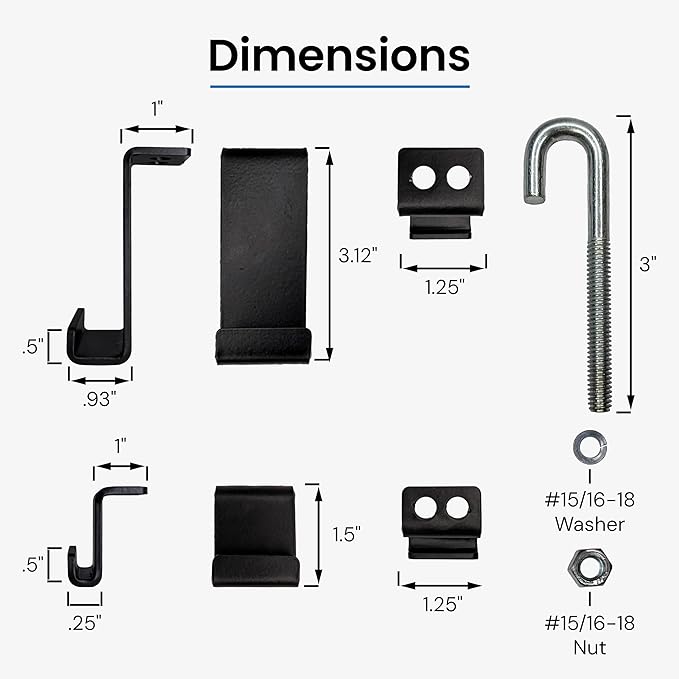 ICC Cable Runway Relay Bracket Kit – 4-Post Rack | Steel, Black Powder Coat, Rack Integration