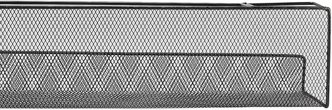 GLOGLOW Under Desk Cable Management Tray, Metal Wire Organizer with No Drill Design for Organizing Extension Cords At Home Office or Kitchen (Small Size)