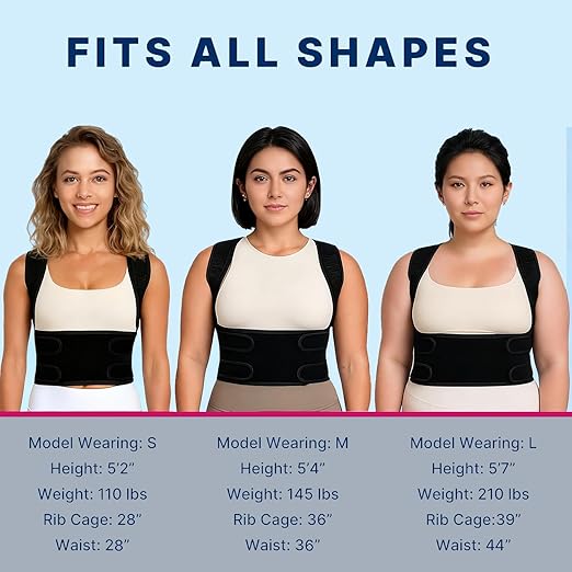 Back Brace Posture Corrector for Women and Men, Adjustable Shoulder Straightener Full Lumbar Support Belt, Upper and Lower Back Pain Relief, Scoliosis Hunchback Hump Thoracic Spine Corrector (Pink S)