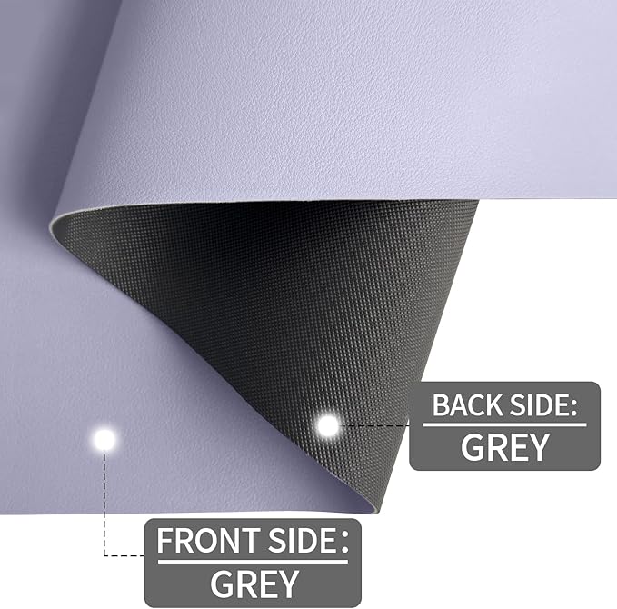 Mouse and Keyboard Pad, 3-in-1 Desk Mat Set, Wrist Rest for Computer Keyboard, Ergonomic Keyboard Wrist Rest Set for Office Home Decor(Lavender, 31.5" x 15.7")