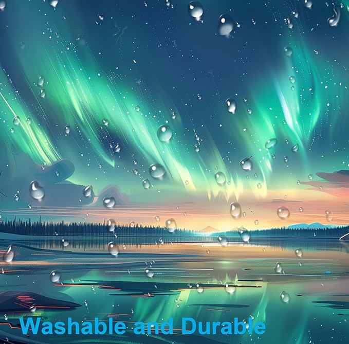 Purple Blue Landscape Computer Keyboard and Mouse Pad, Sunset Mountain Anime Laptop Landscape Game Desktop Pad 35.4X15.7 Inches