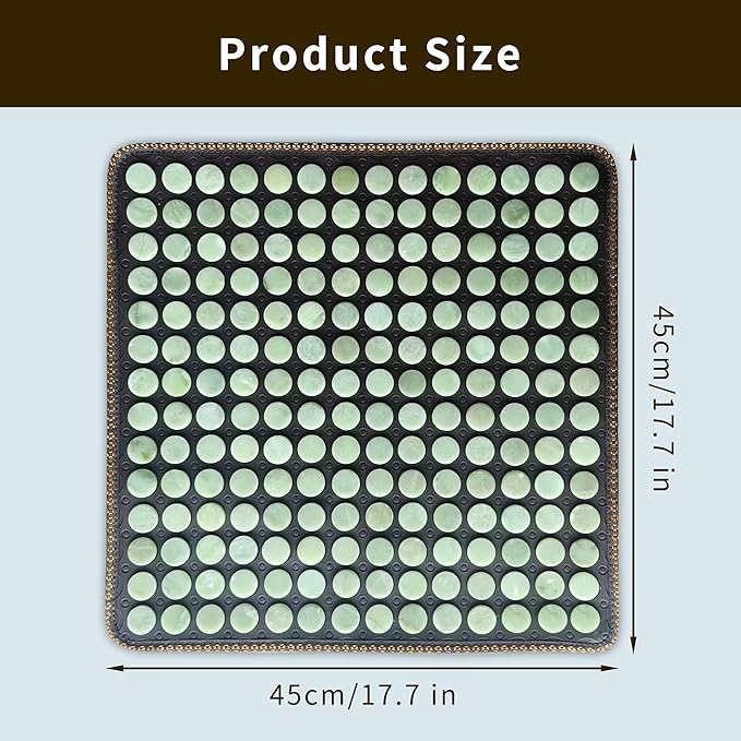 Cooling Seat Cushions, Universal Summer Seat Pad for Sofa, Car, Office Chair & Home Desk - Breathable & Non-Slip SC-1 (1, Emerald, 45 * 45cm)