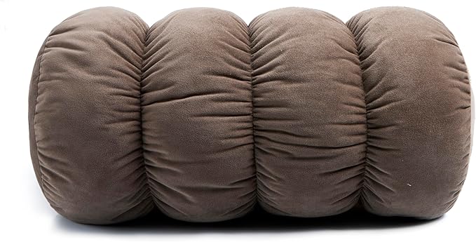 ALIBO Recliner Chairs Lumbar Bolster Pillow Low Back Pain Relief Support Cushion with Adjustable Straps Nonslip Lumbar Roll Leg Booster Pillow