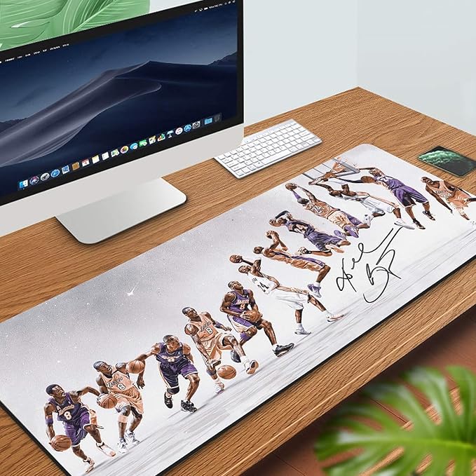 31.5x11.8 Inch Non-Slip Long Extended Large Gaming Mouse Pad with Stitched Edges XL Laptops Keyboard Mouse Mat(KB)