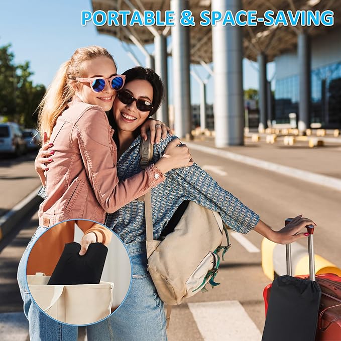 Airplane Foot Hammock, Office Footrest Airplane with 2 Hooks Long Flight Hammock Memory Foam Travel Foot Rest Plane Foot Sling Under Desk at Work Gaming Travel Essentials, Leopard Print