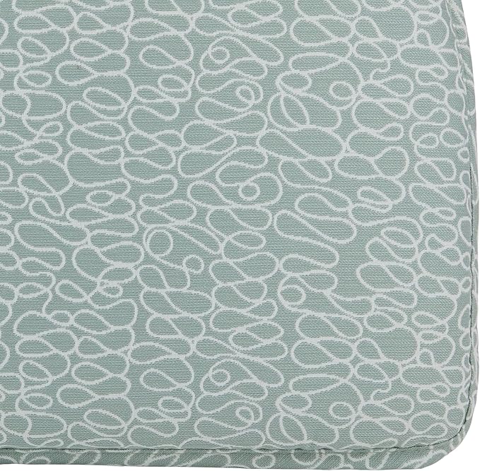 Klear Vu Raindrop The Gripper Non Slip Chair Cushions, Soft & Comfortable Seat Pad, Sitting Pillow for Kitchen, Dining or Office, 4 Count (Pack of 1), Scribble Spa