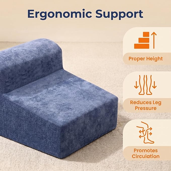 Foot Rest for Under Desk At Work.Ergonomic Foot Rest for Under Desk At Work,Rest for Under Desk Office & Home,Footstool Leg Elevation