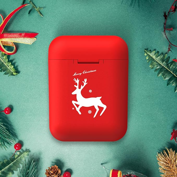 ECASP Cleaner Kit for AirPod,Multi-Tool iPhone Cleaning Kit,Cell Phone Cleaning Repair & Recovery for iPhone & iPad(Type C) Charging Port,Lightning Cables&Connectors,Easy to Store & Carry Design,Red