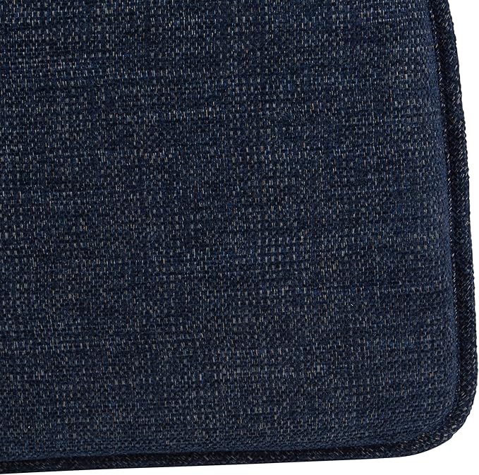 Klear Vu Raindrop The Gripper Non Slip Chair Cushions, Soft & Comfortable Seat Pad, Sitting Pillow for Kitchen, Dining or Office, 4 Count (Pack of 1), Blue