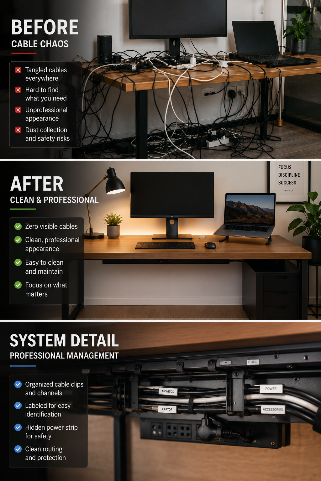 The Cable Management Secret That Made My Desk Look $1,000 More Expensive (And Actually Function