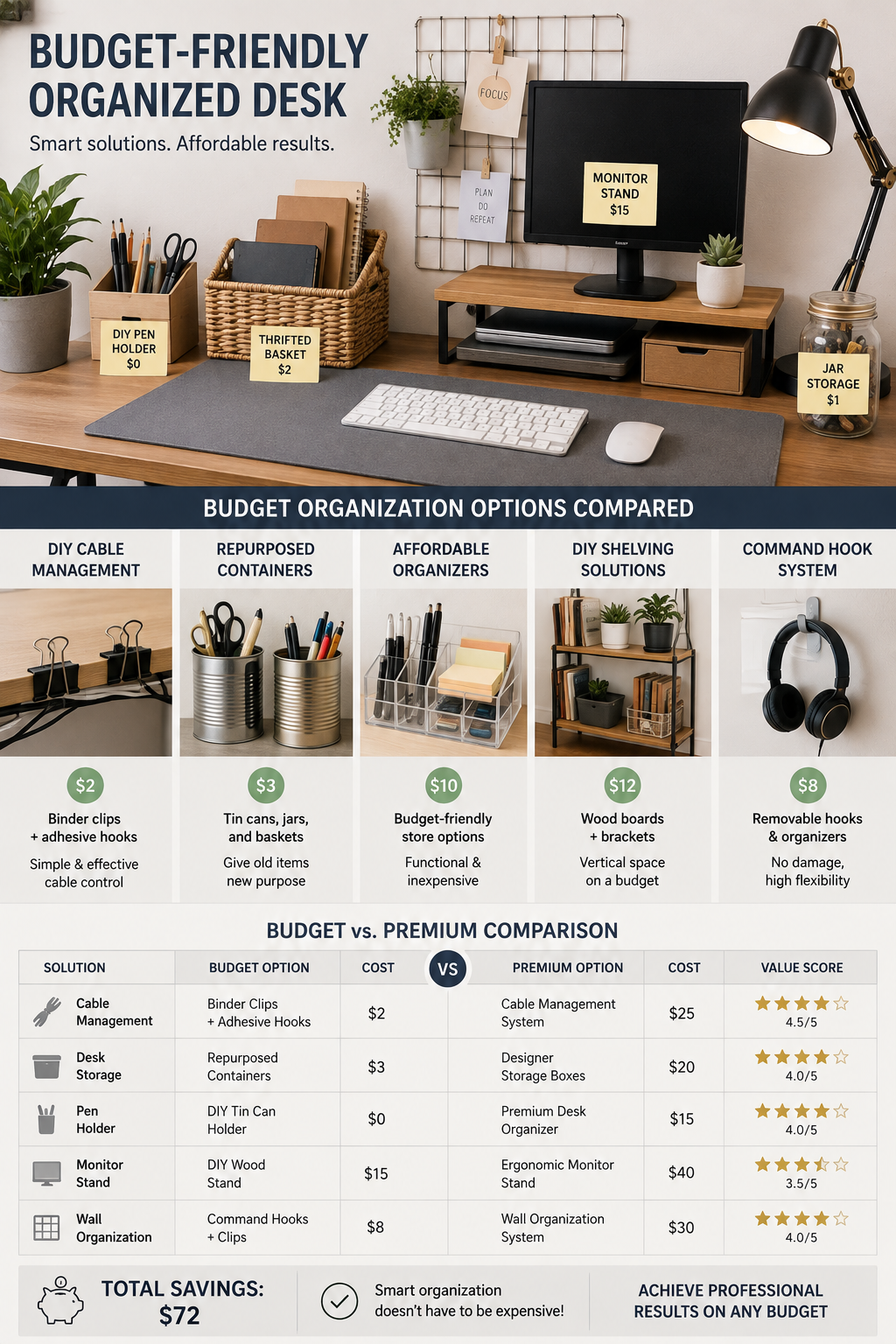 Budget-Friendly Desk Organization: Quality Without Breaking the Bank