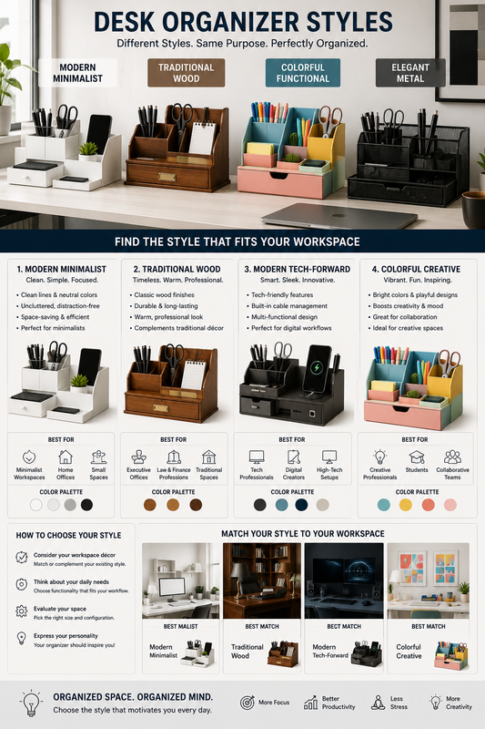 Desk Organizers for Every Workspace Style