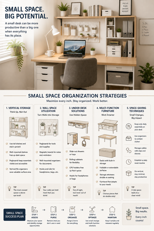 Small Desk Organization: Maximizing Limited Space