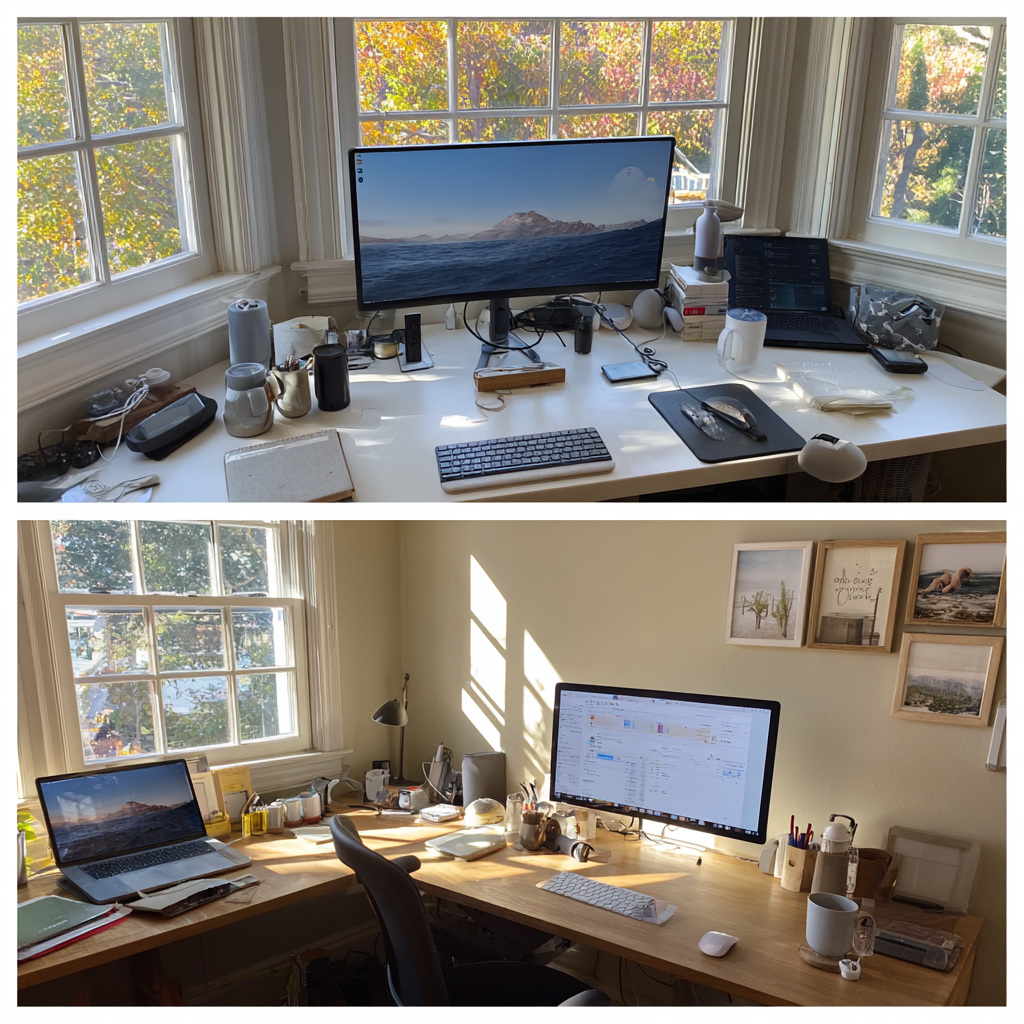 A cluttered desk does more than look messy.