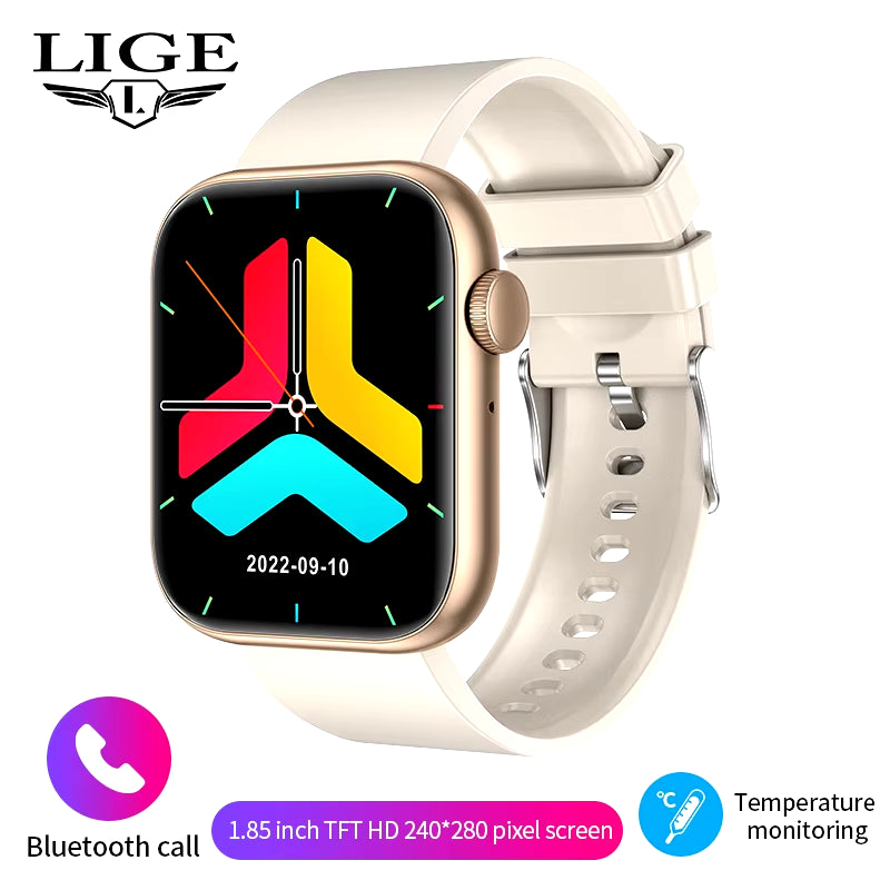 New Smart Watch 2025 Wireless Charging Smartwatch Bluetooth Calls Men Women Smartwatches Fitness Bracelet Custom Watch Face