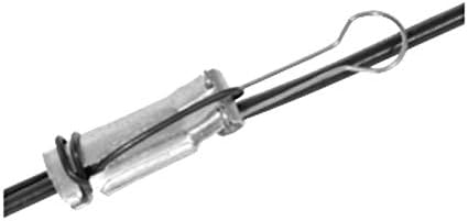 20-Pack Coaxial Cable Aerial Drop Clamps for CATV RG59 RG6 RG7 RG11 Messenger Cable - Secure and Reliable Installation