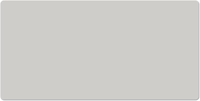 CounterArt Large Light Grey Waterproof Desk Protector 32” x 16” Made in The USA Desk Mat Office Mat Large Mouse Pad