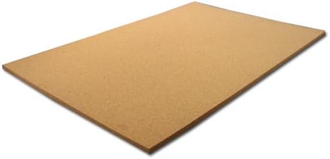 Cork Sheet: 24" Wide X 36" Long X 3/32" Thick