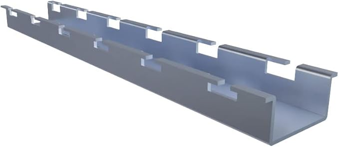 NavePoint Wire Mesh Cable Tray Ceiling Hanging Bar 12in Wide