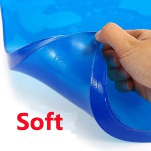 Motorcycle Seat Gel Pad Driver/Passenger Car Seat Cushion Shock Absorption Mat Reduce Fatigue Comfortable Soft Pad DIY Seat Pad Cooling Cushion Motorcycle Seat Foam (30 x 25 x 1.2cm)