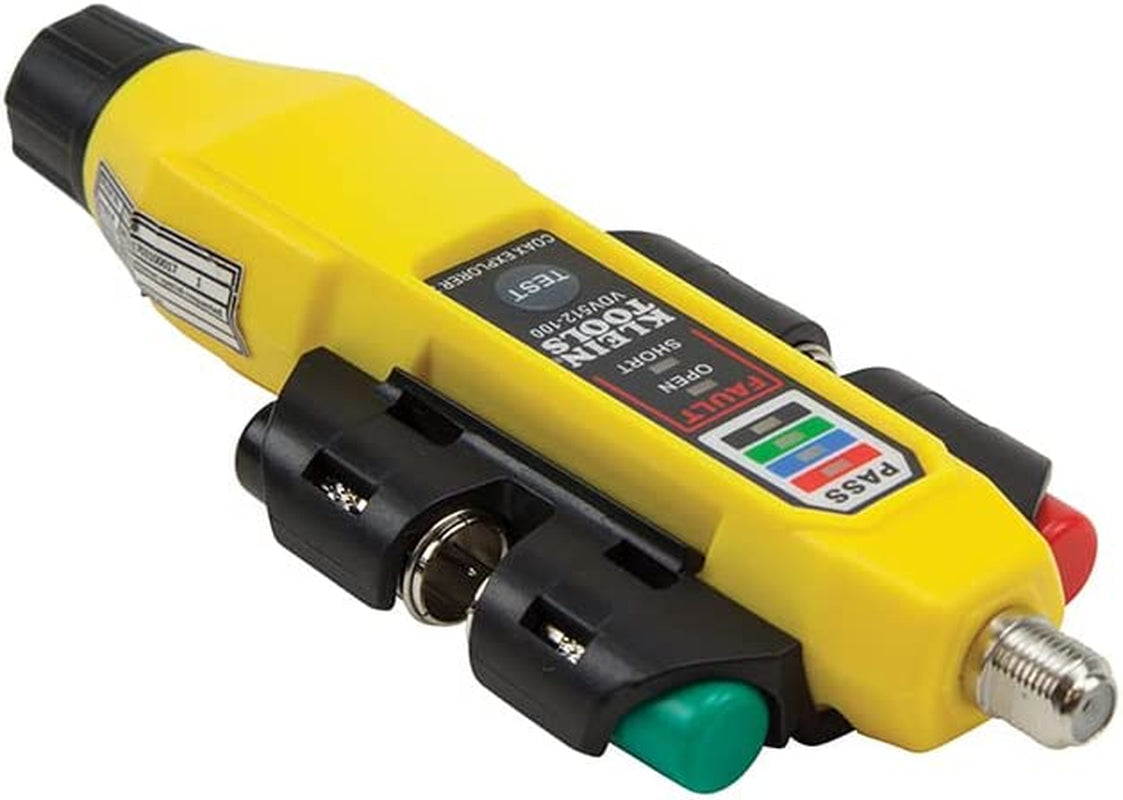 Klein Tools VDV512-101 Explorer 2 Coax Tester Kit, Includes Cable Tester/Wire Tracer/Coax Mapper with Remotes to Test up to 4 Locations