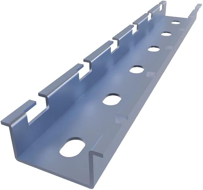 NavePoint Wire Mesh Cable Tray Ceiling Hanging Bar 12in Wide