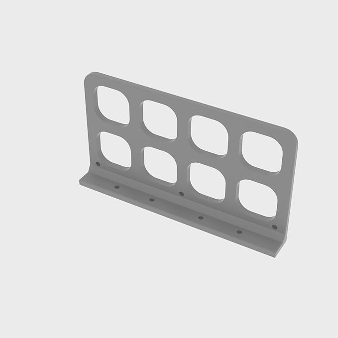 10PCS Cable Chase,Wire Bracket,Cable Support Bracket,Cable Box,for Wire and Cable Management Devices,Grey