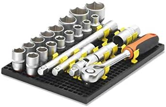 Organizer Genie ® - One Blue Slim Pegboard to organize your Sockets, Wrenches, Pliers, Screwdrivers, Bits and All Other Tools
