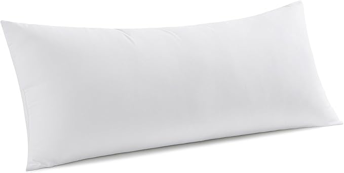 MIULEE 18x22 Inch Throw Pillow Insert Premium Throw Pillow Virgin Microfiber Stuffer Rectangle Pillow for Sofa Bed Couch