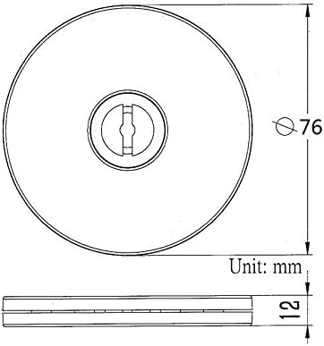 TamBee 4PCS 3 Inch Acrylic Lazy Susan Turntable Organizer, 360° Rotation Revolving Display Base Clear Acrylic for Spice Rack, Table, Cake, Kitchen, Pantry Decorating