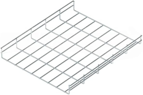 Kable Kontrol Cable Tray- 5 Feet Long - 16" Width, 2” Depth – Wire Mesh Tray Cable Management Rack Cords Organizer Cable Basket, Zinc Plated Steel NEC Approved for Network, Fiber Optic, Cabling