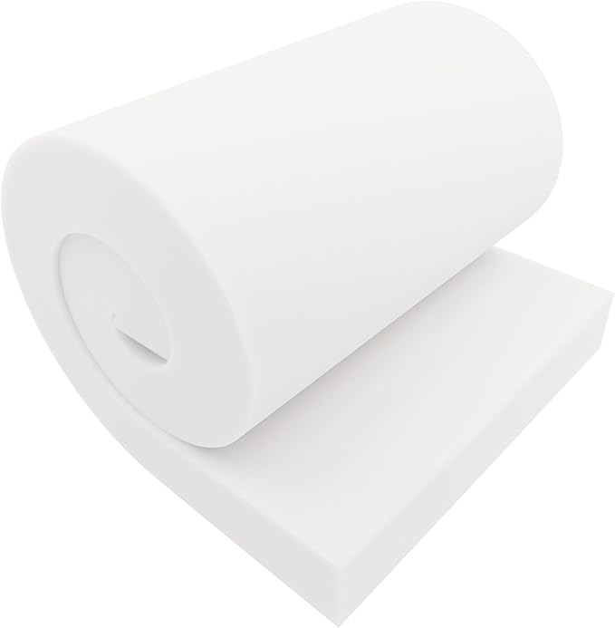GoTo Foam 5" Height x 24" Width x 72" Length 36ILD (Semi-Firm) Upholstery Cushion Made in USA