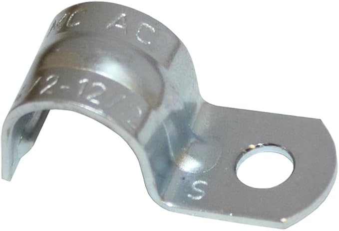 Sigma Engineered Solutions ProConnex 44919 One-Hole BX Strap 3/8-Inch Conduit Fitting, 10-Pack