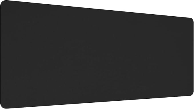 PATIKIL 28"x14" Desk Mat Protector, PU Leather Non-Slip Waterproof Keyboard Pad Writing Mat for Office Home, Black