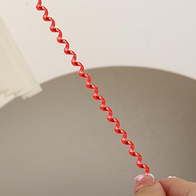 4.8M(15.75FT) Spiral Cable Protector, Multicolor Suitable for Most Phone/Pad/Laptop USB Wire Cord Savers Protection Cover Anti-Break Wrap Charger Data Line Cables Sleeves, Laser Red